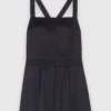 Vestido com alças tipo pinafore
