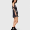 Vestido com estampado mini bandana
