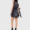 Vestido com estampado mini bandana