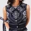 Vestido com estampado mini bandana