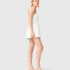 Vestido curto de cetim