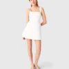 Vestido curto de cetim