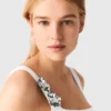 Vestido curto de cetim