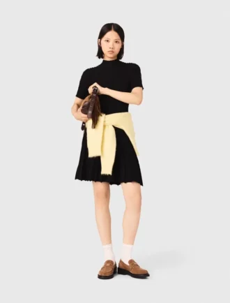 Vestido curto de malha
