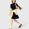 Vestido curto de malha