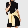Vestido curto de malha