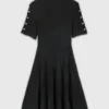 Vestido curto de malha