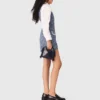 Vestido curto de tweed