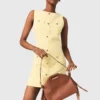 Vestido curto de tweed