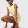 Vestido curto de tweed