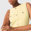 Vestido curto de tweed