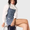 Vestido curto de tweed