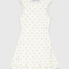 Vestido de croché espelhado