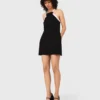 Vestido de smoking em crepe pesado