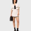 Vestido de tweed 2 em 1