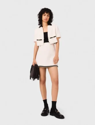 Vestido de tweed 2 em 1