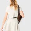 Vestido de tweed 2 em 1
