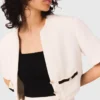 Vestido de tweed 2 em 1