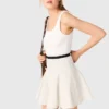 Vestido de tweed 2 em 1