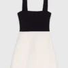 Vestido de tweed 2 em 1