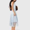 Vestido em croché com forro removível