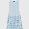 Vestido em croché com forro removível