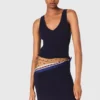 Vestido maxi de malha com camisola removível