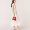 Vestido maxi em malha de croché