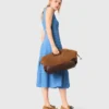 Vestido maxi em malha pointelle