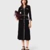 Vestido midi de malha