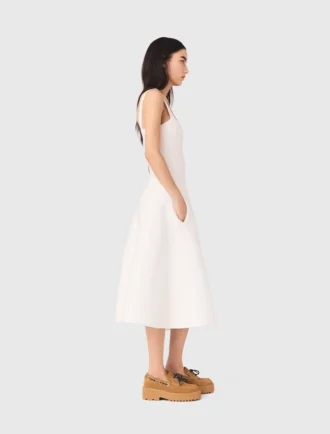Vestido midi de malha