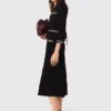 Vestido midi de malha
