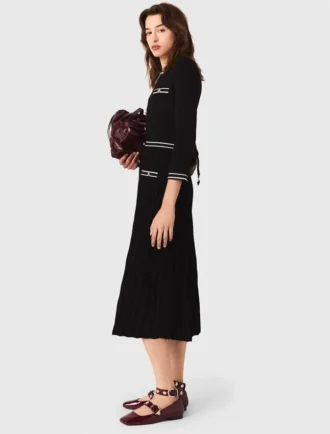 Vestido midi de malha