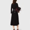 Vestido midi de malha
