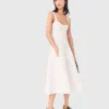 Vestido midi de malha