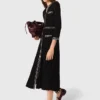 Vestido midi de malha