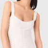 Vestido midi de malha