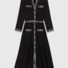 Vestido midi de malha