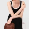 Vestido sem mangas em jersey