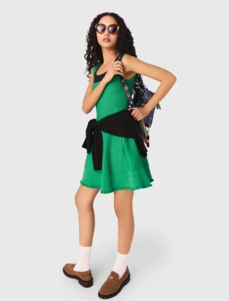 Vestido skater em malha