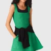 Vestido skater em malha