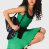 Vestido skater em malha