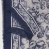 Xaile com estampado de frutas