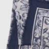 Xaile com estampado de frutas